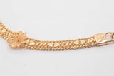 22k Yellow Gold Floral Choker Necklace 32.1 Grams 15 Inch Eb0426wixzsa