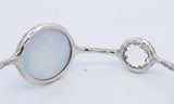 Ippolita 6 Stone & Mother Of Pearl Bangle Bracelet 25.5 Grams 7.5 In Eb0424oxzsa