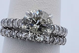 2.32cttw Diamond Ring In 10k White Gold Ring 5.1 Grams Size 6.5 Eb0826lxxzde