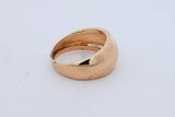 18k Yellow Gold Dome Ring 2.2 Grams Size 8 Eb0826owxde