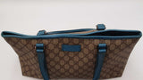 Gucci Blue/beige Gg Supreme Tote Bag Sd0925lrzdu