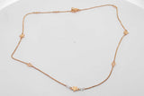 Gucci 18k Yellow Gold Star Interlocking G Motif Diamond Neckalce 2.8g Eb326orxsa