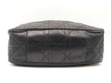 Christian Dior Cannage-quilted Black Leather Drawstring Bucket Bag Fw08ozxdu