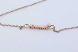 14k Rose Gold Diamond Letter J Bracelet 1 Gram 8.5 Inch Eb0126ixde