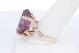 Purple Gemstone Ring In 14k Yellow Gold 12.4 Grams Size 13 Eb0924wrxsa