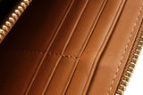 Mcm Cognac Visestos Zip Around Wallet Eb0826lxzsa