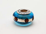 Pandora Blue Ufo Murano Glass 0.925 Silver 2.8g Charm Do0425cde