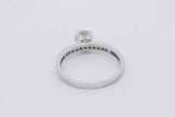1.14cttw Diamond Ring In 10k White Gold 2.8 Grams Size 9.5 Eb0525lsxzsa