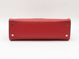 Kate Spade Darcy Satchel In Candy Cherry Red Grained Leather Fw1225izdu