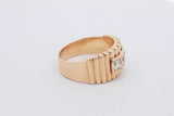 0.05cttw Diamond Ring In 18k Yellow Gold 15 Grams Size 10.5 Eb0726lwxzsa
