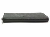 Christan Dior Logo Zip Wallet Black Aa1026wzxsa
