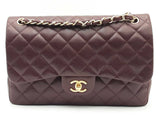 Chanel Caviar Jumbo Double Flap Shoulder Bag Red Aa0526wcrzsa
