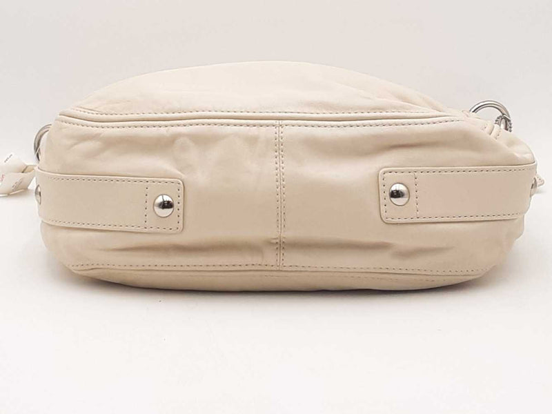 Coach Zoe Hobo White Handbag Aa0725ixsa