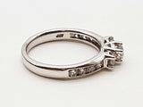 0.38 Cttw Natural Diamonds 10k White Gold 3.3g Ring Size 7 Do0326lrxde