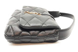 Yves Saint Laurent Le 57 Diamond Quilted Black Leather Shoulder Bag Eb1026erxde
