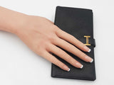 Hermès Bearn Long Wallet In Black Epsom Leather Fw0426ixzdu