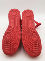 Nike Air Force 1 Foamposite Red High Top Sneakers Sz 10.5 Bv1172-600 Eb0126lxzsa