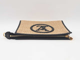 Louis Vuitton Raffia Calfskin Monogram Giant Pouch Sd0825lzxzsa