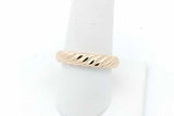 David Yurman 18k Yellow Gold Cable Ring 5.2 Grams Size 8 Eb0626iirsa