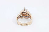 1.5ctw Diamond Ring In 14k Yellow Gold 6.3 Grams Size 4.5 Eb0225exzsa