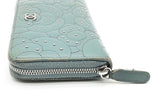 Chanel Camellia Studded Leather Zip Around Wallet Eb0926lxzde