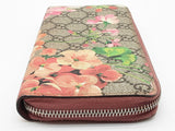 Gucci 404071 Gg Pink Blooms Supreme Zippy Continental Wallet Do0926lorde