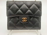 Chanel Flap Caviar Mini Wallet Black Aa0225przsa