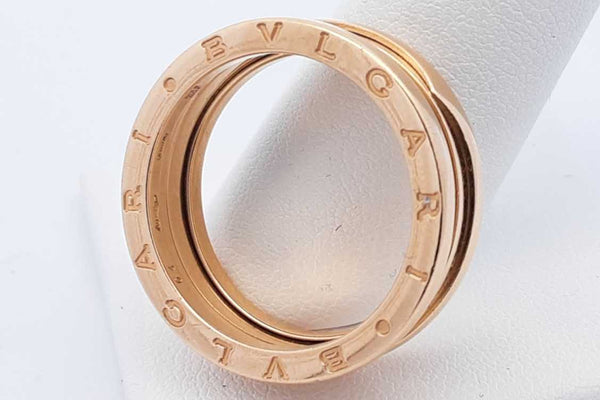 Bvlgari 18k Yellow Gold B.zero1 Ring 11.8 Grams Size 64 Eb1124cxzsa