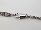 Christian Dior Guilloché Plate Silver-tone Pendant Necklace 25 Inch Fw0826ozxdu
