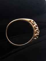 0.60 Cttw Diamond & 14k Yellow Gold Four Stone Ring 5 Grams Size 6.25 Fw0926rxzdu