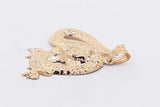 18k Yellow Gold Dragon Pendant 2 Grams Eb0826lirsa