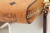 Mcm Cognac Visestos Zip Around Wallet Eb0826lxzsa
