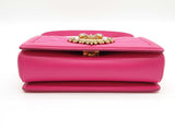 Dolce & Gabbana Devotion Pink Quilted Nappa Leather Shoulder Bag Sd0825izxde