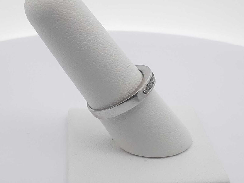 .21ctw 14k White Gold 2.7 Grams Ring Size 7.5 Sd0625lwzsa