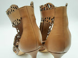 Jimmy Choo Megan Cut Out Brown Leather Heels Size It 40 Do1124lexde