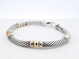 David Yurman Metro Cable Bracelet In Sterling Silver 23.6g 6.5 Inch Fw0226orzdu
