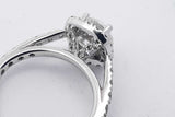 1.48cttw Diamond Wedding Set In 14k White Gold 5.9 Grams Size 4.5 Eb0925pxzsa