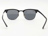 Ray-ban Rb3716 Clubmaster Metal Black Sunglasses With Case Aa0926crsa