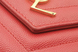 Yves Saint Laurent Cassandre Quilted Leather Envelope Chain Wallet Eb0526clrsa