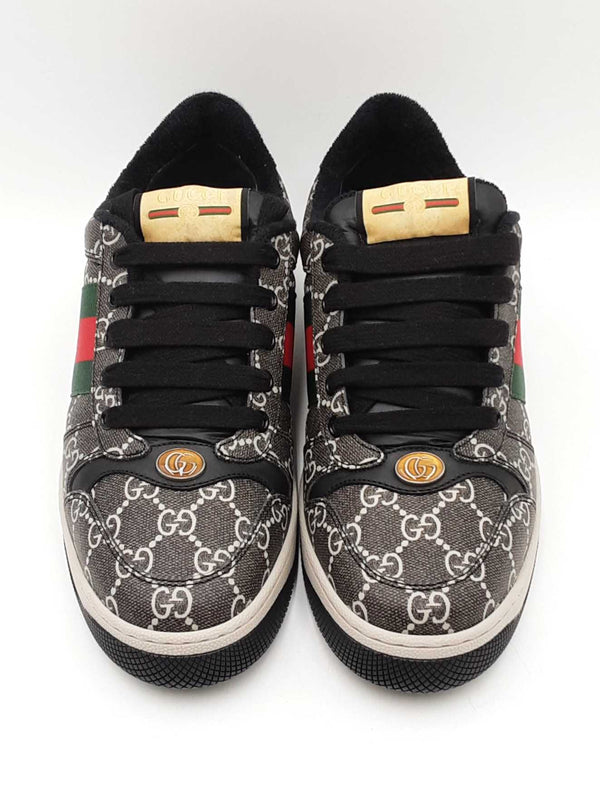 Gucci Screener Gg Supreme Web Coated Canvas Sneakers Fw0525lrxdu