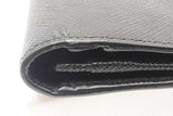 Prada Black Saffiano Leather Long Wallet Eb0226exsa