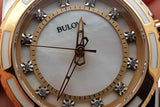 Bulova 32mm Quartz Stainless Steel Watch With Mother Of Pearl Dial Eb0926cxsa