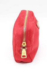Prada Red Nylon Cosmetics Toiletries Travel Bag Eblrxdu 144030006982