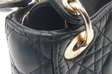 Christian Dior Mini Lady Dior Quilted Cannage Top Handle Bag Eb0826loxzde
