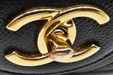 Chanel Double Flap Black Quilted Caviar Shoulder Bag Eb0726orxzsa