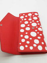 Louis Vuitton Yayoi Kusama Monogram Polka Dot Sarah Wallet Eb0726pxzde
