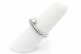 0.54cttw Diamond Wrap Ring In 14k White Gold 4.1 Grams Size 6.5 Eb1026oixsa