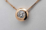 1.0ctw Diamond Pendant Necklace 14k Yellow Gold 4.5 Grams 16.5 Inch Eb0626lxxzsa