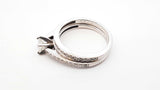 0.71 Cttw Diamond & 14k White Gold Bridal Set 5.4 Grams Size 8 Fw0725wrxdu