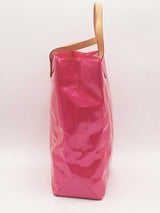 Louis Vuitton Monogram Vernis Reade Mm Fuchsia Handbag Aa1225lrxsa